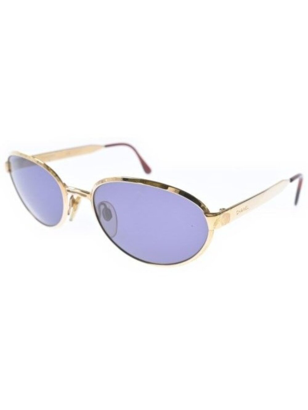 Chanel Sunglasses Eyewear Gold
